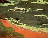 Beach at Le Pouldu by Paul Gauguin